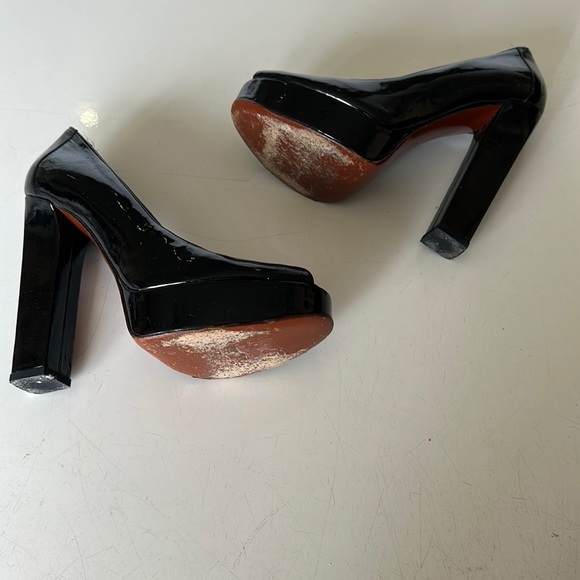 LANVIN !!! BEAUTIFUL LUXURY VINTAGE HIGH PLATFORM HEEL !! - Picture 2 of 6